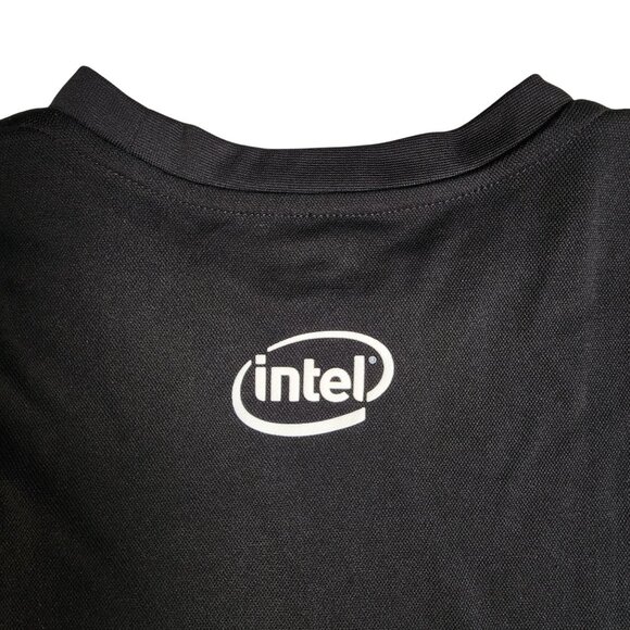 Intel Core 365 Mens Black Long Sleeve Shirt With 14nm Silicon Tech Graphic Desig - Picture 5 of 10